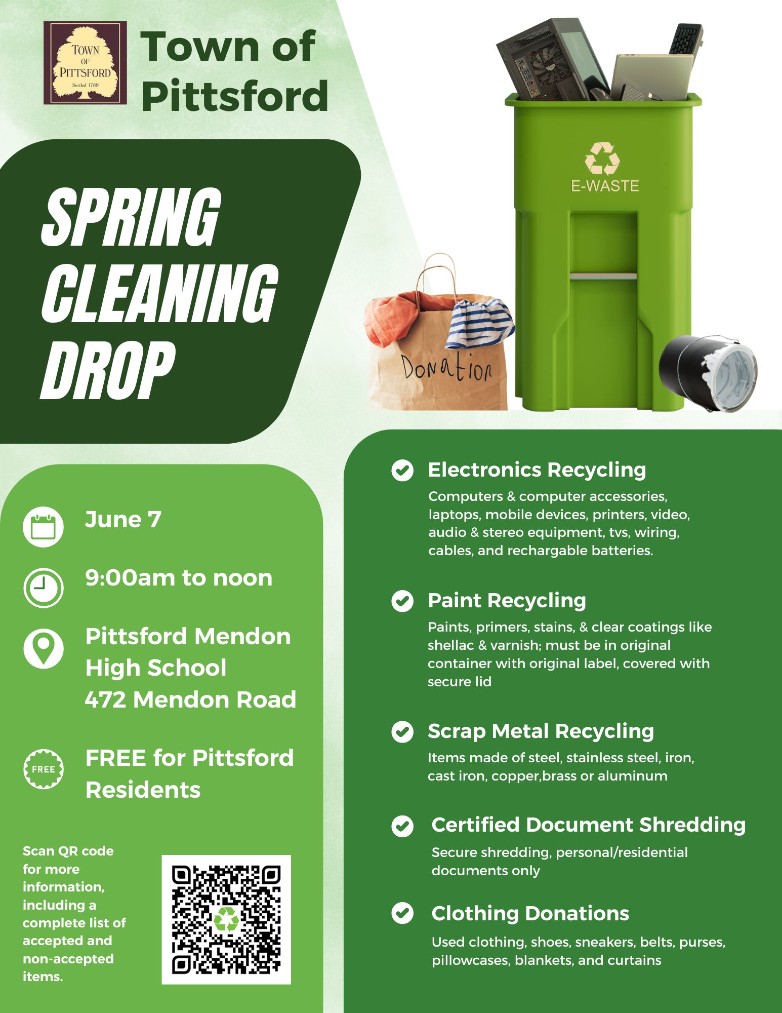 Spring Cleaning Drop Flyer