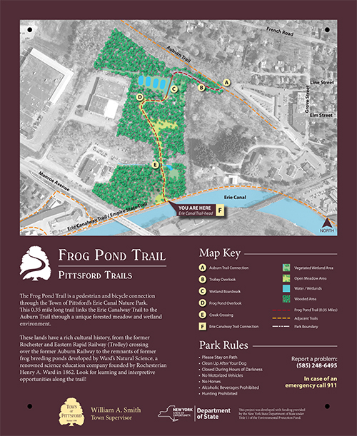 Erie Canal Nature Preserve Map