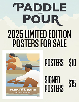 Paddle and Pour Poster