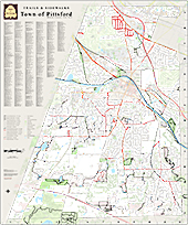 Pittsford Trails and Sidewalks Map