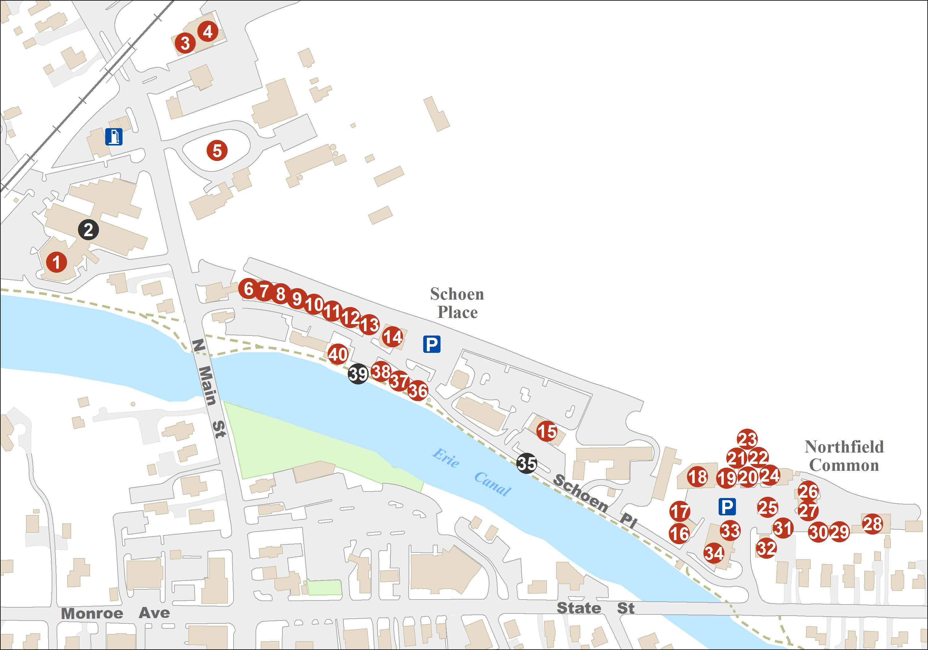 Canal Shopping Map