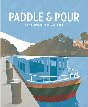 Paddle and Pour Poster
