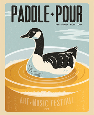 Paddle & Pour Poster