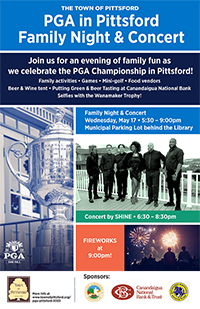 PGA in Pittsford Family Night & Concert