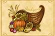 Thanksgiving cornucopia graphic