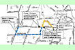 Stone Road culvert closure 2023 detour map icon