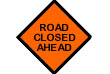 Road Closed Ahead sign image